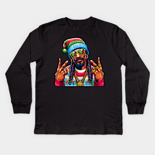 Snoop Dogg 01 Kids Long Sleeve T-Shirt